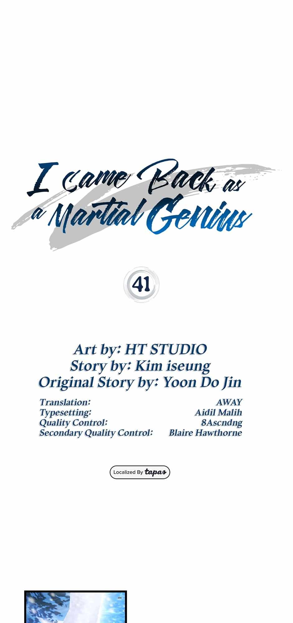 RETURN OF THE MARTIAL ARTS GENIUS Chapter 41 1